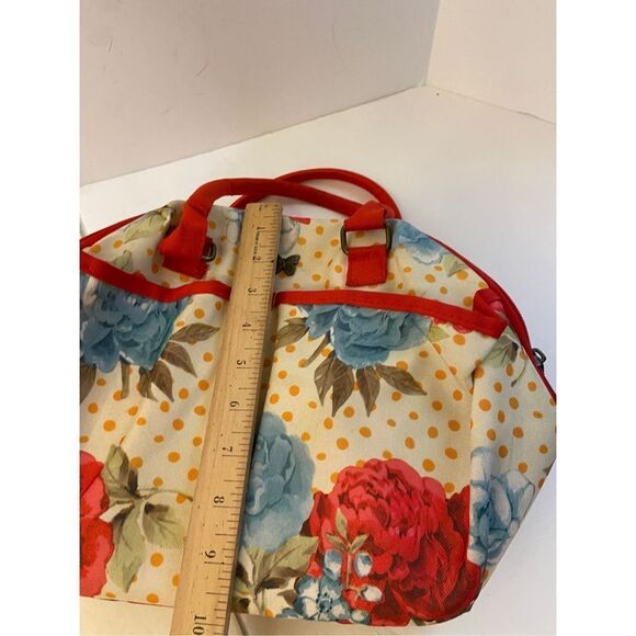 Pioneer woman lunch tote red 10x7x10 insulated - Picture 7 of 7